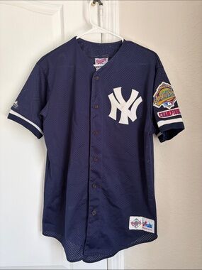 Majestic 1996 World Series New York Yankees Jersey